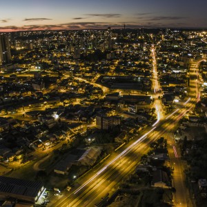 Caxias Do Sul at night