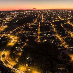 Caxias Do Sul at night