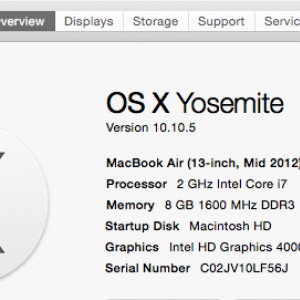 MacBook Air Specs
