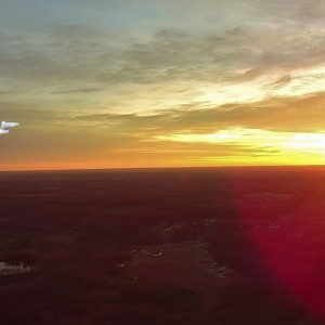 Faux DJI Phantom 3 Professional at Sunset - YouTube