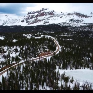 High Uintas snow via Drone - YouTube