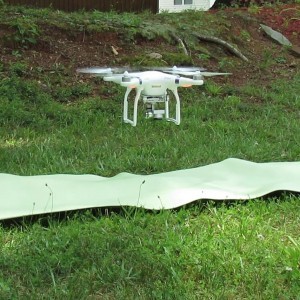 DJI Phantom 3 Professional - Yoga Mat as a Quadcopter Landing Pad Test - YouTube
