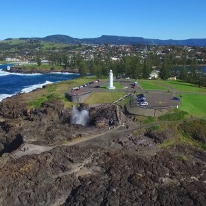 Phantom 3's view on Kiama Blowhole - YouTube
