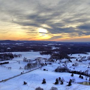 Sunset At 400ft