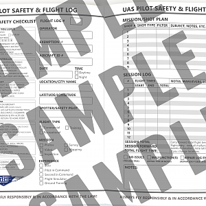 Pilot Log Book Two Page