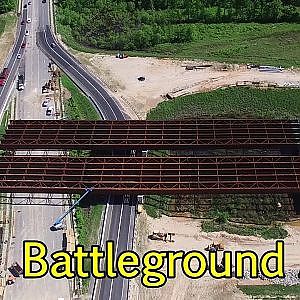Aerial Views of the Northwest Section of I-840/Greensboro Urban Loop  Construction - Greensboro, NC