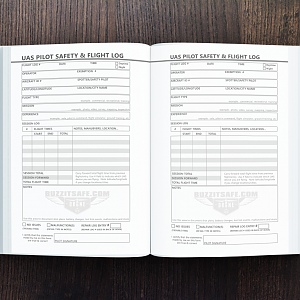 Ultimate UAS / Drone Pilot Logbook: Log page sample