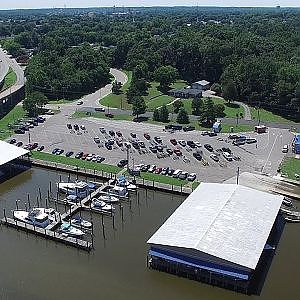 Aerial Views of Hopewell City Marina & Surrounding Area - Hopewell, Va