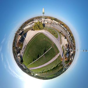Tiny Planet Corn Tower SMALLER
