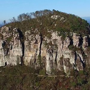 Flight to Pilot Mountain - Pinnacle, NC
