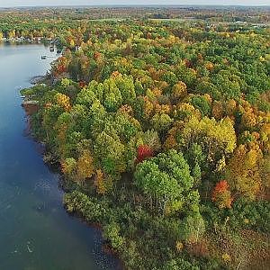 Autumn Afternoon Over Whitefish Lake - Sand Lake, MI