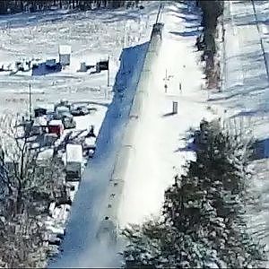 Amtrak #80 Carolinian Dashing Through the Snow - Gibsonville, NC
