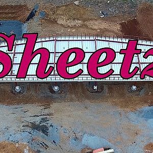 Newest Aerial Views of Sheetz Construction Site at the NC 86 & I-85 Interchange - Hillsborough, NC