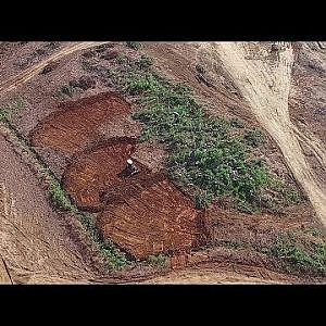 Updated Aerial Views of Clearing in Progress at Joseph's Claim Subdivision - Gibsonville, NC
